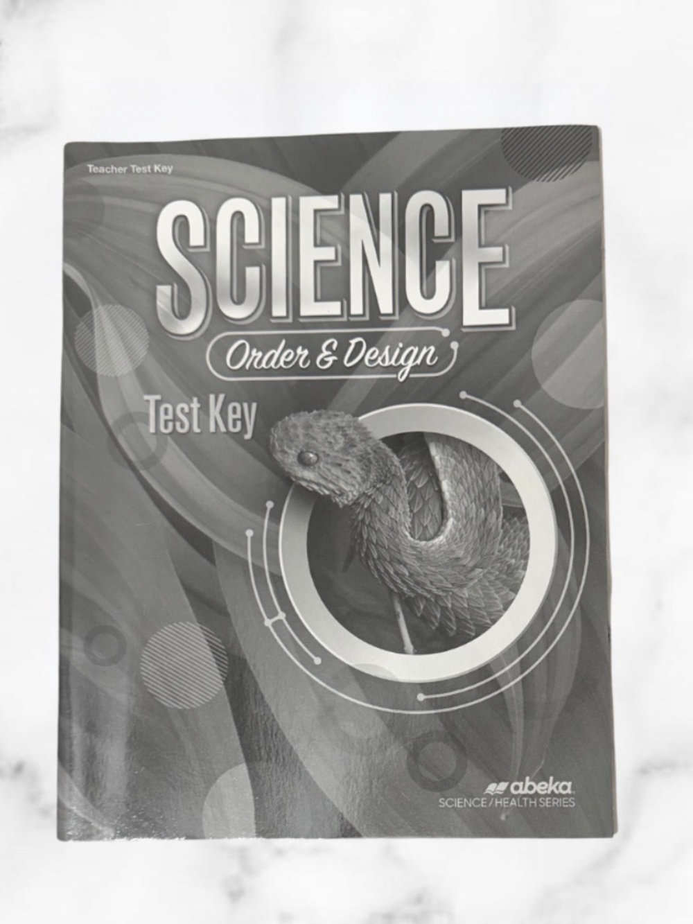 Abeka NWOT Science Order & Design 7th Grade Test Key Booklet